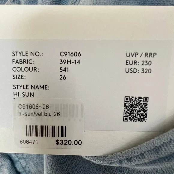 Closed - Hi-Sun Jeans- Velvet Lt Blue -NWT - Picture 5 of 5